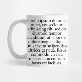 Lorem Ipsum Mug